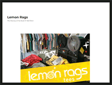 Tablet Screenshot of lemonrags.com